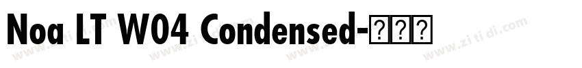 Noa LT W04 Condensed字体转换 Noa LT W04 Condensed字体转换